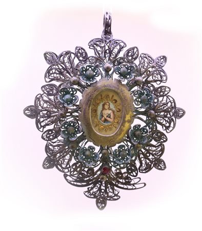 Filigrana in argento, Trapani XVIII secolo