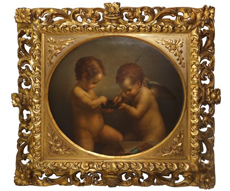 Coppia di Cupidi, Italy, 19° secolo