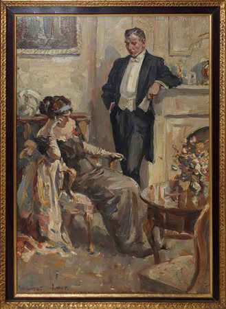 Wilmot Lunt (1856-1939)  - Scena galante