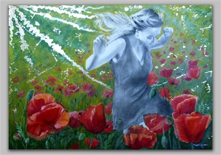 Oria Strobino, Vibrazioni floreali papaveri