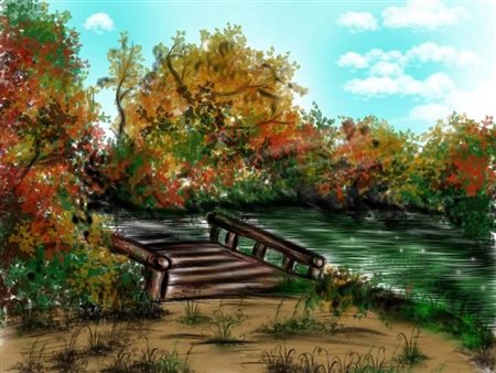 Flavia Panaro, Paesaggio autunnale