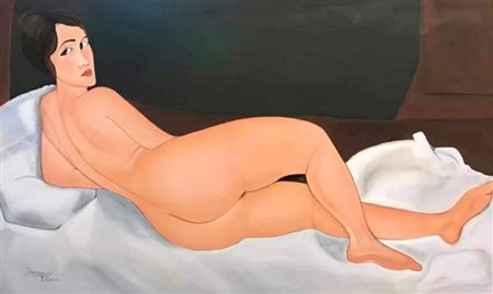 Maria Brunaccini, “Nudo di donna” tratto da un dipinto di A. Modigliani