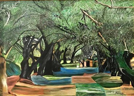 Maria Brunaccini, “Uliveto” Paesaggio tipico della campagna calabrese