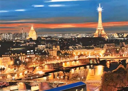 Maria Brunaccini, Panorama notturno di Parigi