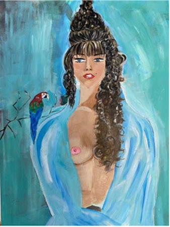 Elena Daniela Colonna, La donna e il pappagallo