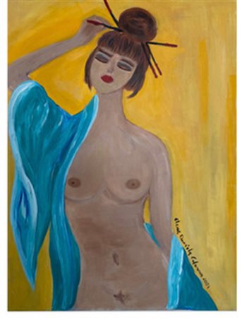 Elena Daniela Colonna, La donna e il kimono