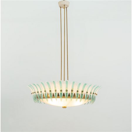 FLAVIO POLI (Attr.le), Rara lampada a sospensione