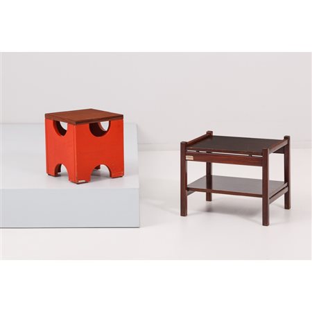 ETTORE SOTTSASS, Due tavoli bassi