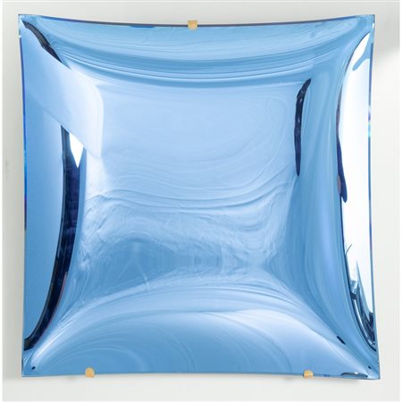 OSKAR ZIETA (Attr.le), Grande scultura specchio in cristallo