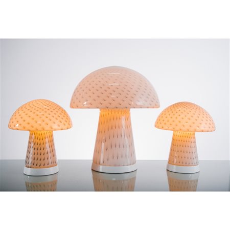 ZONCA, Trittico di lampade da tavolo “Mushroom”