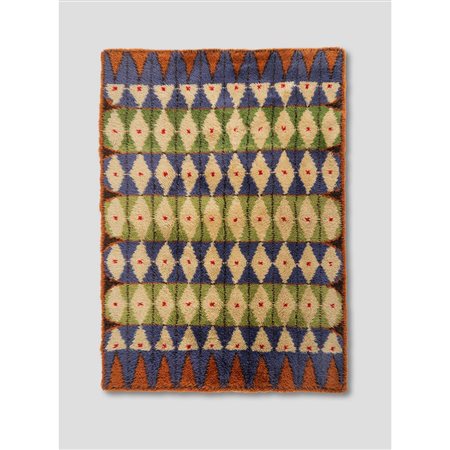 VERNER PANTON, Tappeto in lana a decori geometrici