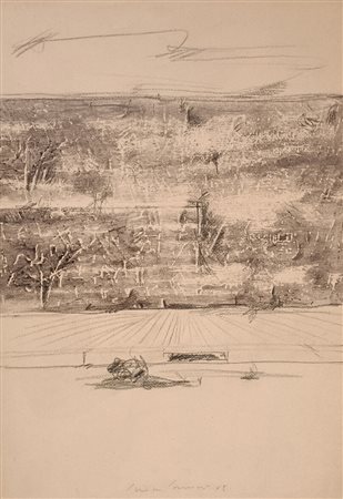 FIRMA INDECIFRATA N.D. ( -) 1900 Senza titolo 1985 Mista su carta 48,00x33,00...