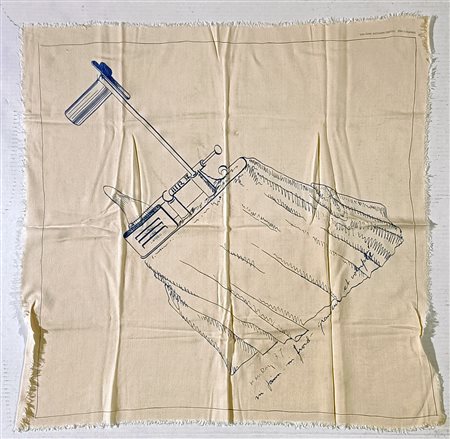 MAN RAY Filadelfia (Stati Uniti) 1890 Senza titolo 1976 Foulard 66,00x66,00...