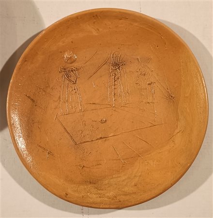 MATTA SEBASTIAN Santiago del Cile (Cile) 1911 Senza titolo 1954 Ceramica...