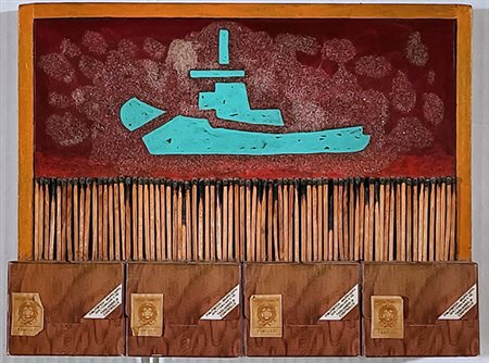 PIZZI STEFANO Pavia (Pv) 1955 Uno scafo d'incanto solca onde sulfuree 1990...