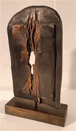 ANTONIO TERUZZI 1945 La porta 1991 Bronzetto 19,00x12,00x3,00...