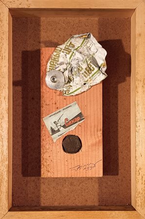 KOENIG THEODORE Liegi (Belgio) 1922 Souvenir d'un voyage en urss 1990 Collage...