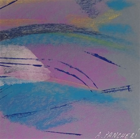 PANCHERI ALDO Trento (TN) 1940 Senza titolo Pastello su cartoncino...