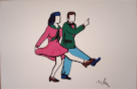 LODOLA MARCO Pavia (Pv) 1955 Ballerini Olio su tela 100,00x150,00x5,00...