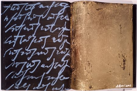 RAPETTI ALFREDO MOGOL Milano (Mi) 1961 Scrittura su libro 2007 Mista su libro...