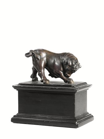 Scultura, Arte fiamminga prima metà sec. XVII, in bronzo modellata come un...