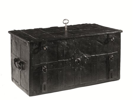 Cassa-forziere, "Armada", Germania, 1550-1630, in ferro acciaioso,...