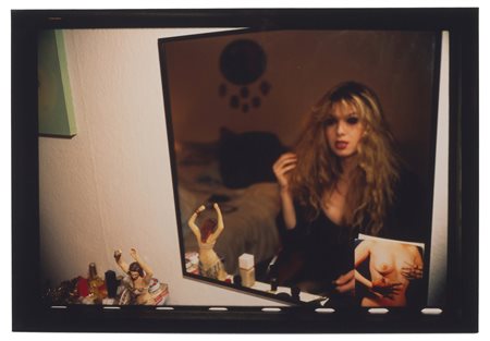 NAN GOLDIN. "JOEY IN MY MIRROR OF HORNE STRASSE, BERLIN 1992"
