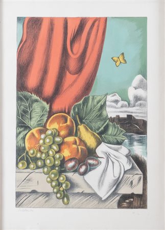 GREGORIO SCILTIAN (Nakhichevan-na-Donu 1900 - Roma 1985) "Frutta", 1970....