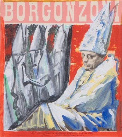 ALDO BORGONZONI (Medicina 1913 - Bologna 2004) "Cardinale", 1965. Tecnica...