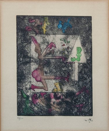 ROBERTO SEBASTIÁN MATTA (Santiago del Cile 1911 - Civitavecchia 2002) "Senza...