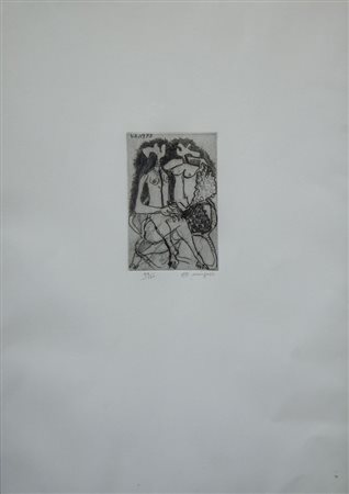 LUCIANO MINGUZZI (Bologna 1911 - Milano 2004) "Senza titolo", 1977....