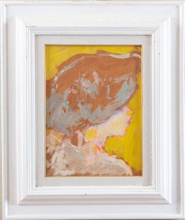 MICHELE SALEMI (Brindisi 1942 - Bologna 2013) "Giovinetta". Olio su faesite....