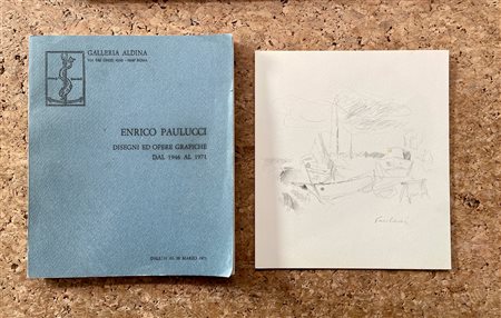 CATALOGHI CON DISEGNO (ENRICO PAULUCCI) - Enrico Paulucci. Disegni ed opere grafiche dal 1946 al 1971, 1971