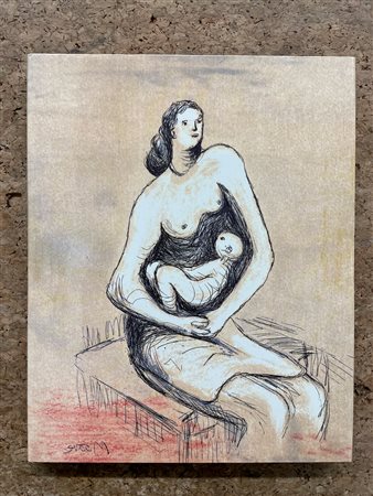 MONOGRAFIE DI ARTE GRAFICA (HENRI MOORE) - Henry Moore. Mother and child. Gravures, 1988