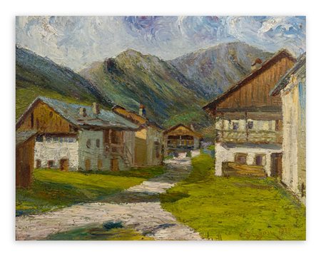 CARLO FREGOSI (1884-1934) - Baite dei Monti della Valtellina, 1922