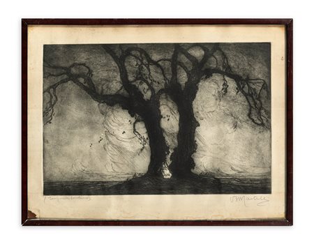 UGO MARTELLI (1881-1921) - Temporale lontano