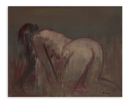 GIUSEPPE AJMONE (1923-2005) - Senza Titolo, anni '70