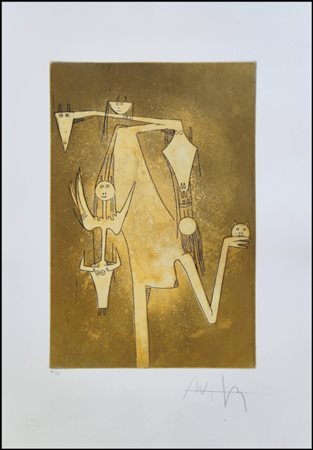 LAM WILFREDO Sagua la Grande 1902-Parigi 1982 “Le monde magione de la fert” 