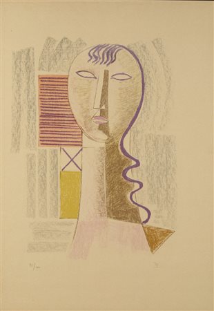 TOZZI MARIO (1895 - 1979) - Immagine su fondo grigio.