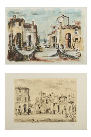 MAGGI GIAMPIETRO (n. 1934) - Lotto composto da n. 2 fogli.