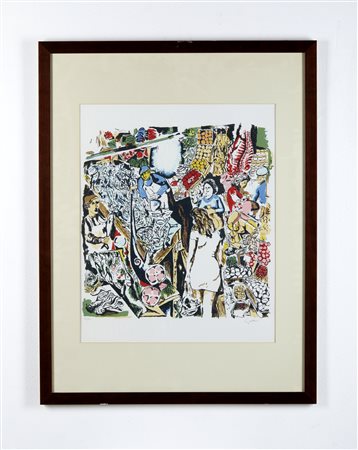 GUTTUSO RENATO (1912 - 1987) - Vucciria.