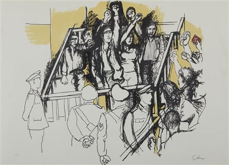 GUTTUSO RENATO (1912 - 1987) - Senza titolo.