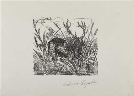 LIGABUE ANTONIO  (1899 - 1965) - D'apres. Senza titolo.