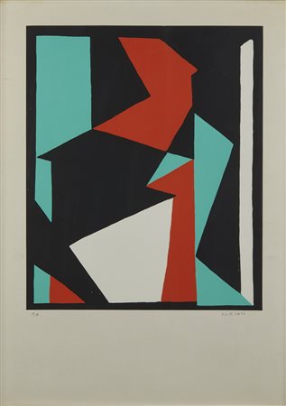 TURCATO GIULIO (1912 - 1995) - Senza titolo.