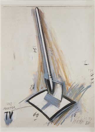 PLESSI FABRIZIO (n. 1940) - Senza titolo. .