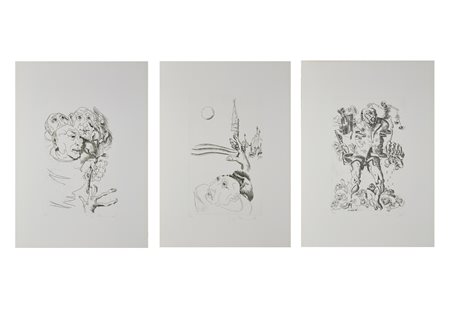 BENNATI LUIGI (n. 1929) - Cartella composta da n.3 fogli.