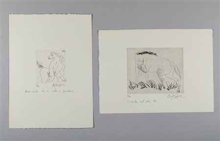 MONTEFIORE ULRICO S.  - Lotto composto da n.2 fogli.