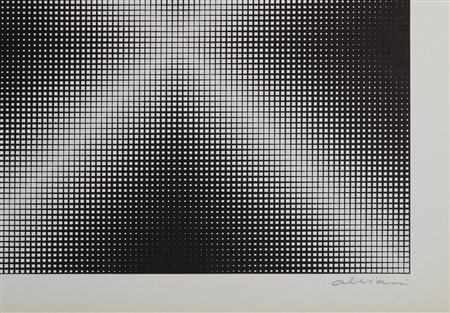 ALVIANI GETULIO (n. 1939) - Testura grafica x ortogonale.