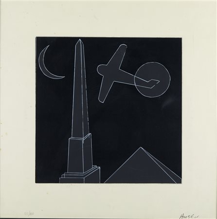 ANGELI FRANCO (1935 - 1988) - Notturno romano.