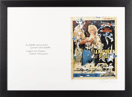 ROTELLA MIMMO (1918 - 2006) - La magnifica preda. .